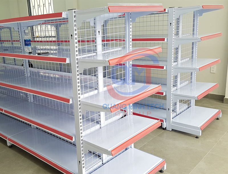 Kệ siêu thị tôn liền đơn 4 tầng- 150×90