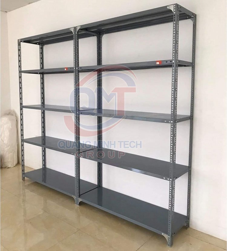 Cấu tạo Kệ V lỗ 5 tầng- L120W50H200 (cm)