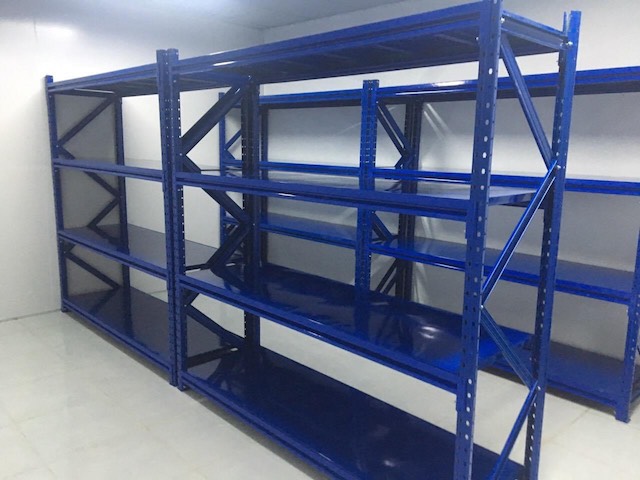 kệ trung tải 4 tầng L150W60H200 màu xanh kệ trung tải 4 tầng L150W60H200 màu xanh