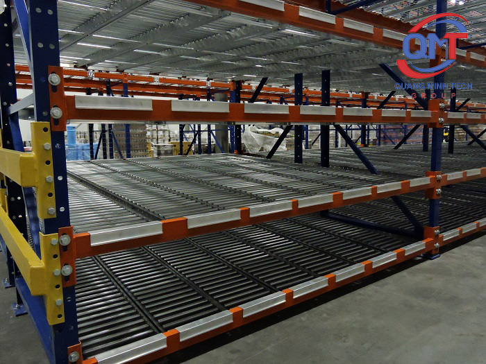 Kệ sắt trượt tự động chứa hàng được thiết kế như thế nào?