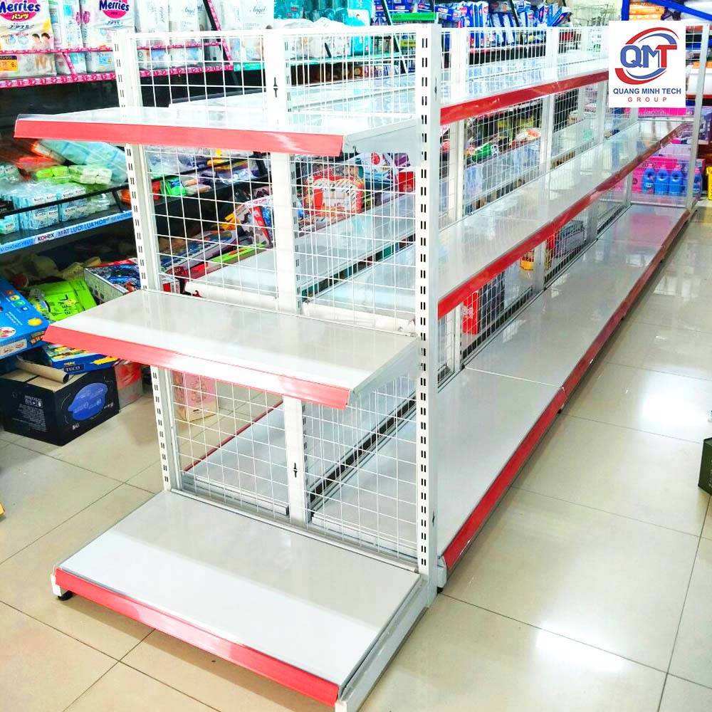 kệ siêu thị lưới 3 tầng kệ siêu thị lưới 3 tầng