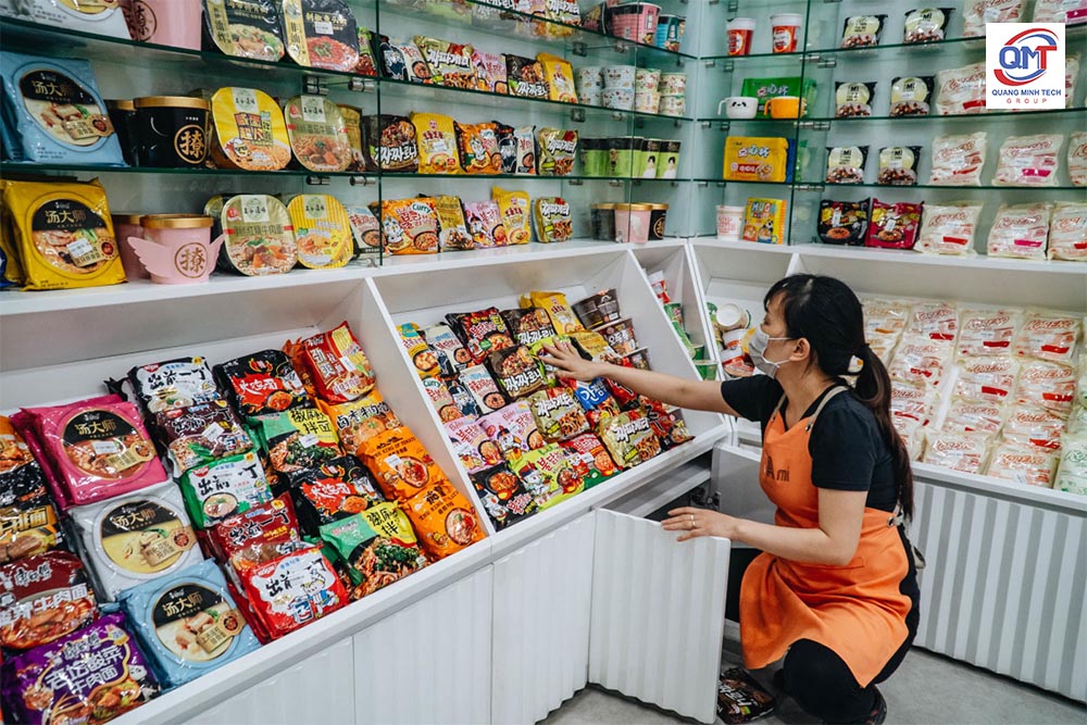 kệ trưng bày mỳ tôm trong siêu thị kệ trưng bày mỳ tôm trong siêu thị