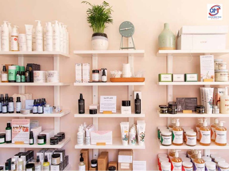 10+ Mẫu kệ trưng bày mỹ phẩm đẹp sang trọng cho shop mỹ phẩm